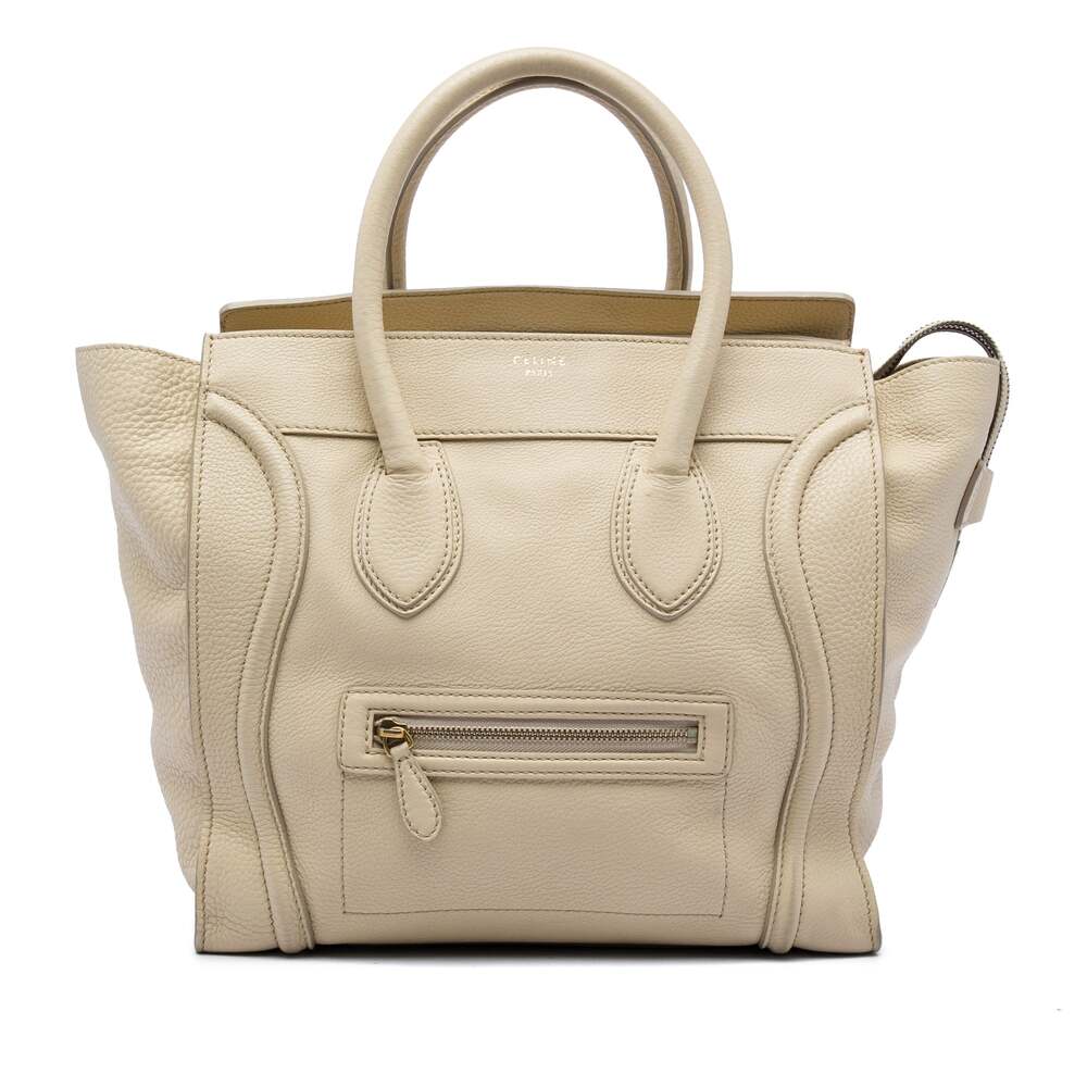Celine Luggage Bag Grainy Leather Mini #297784C10B